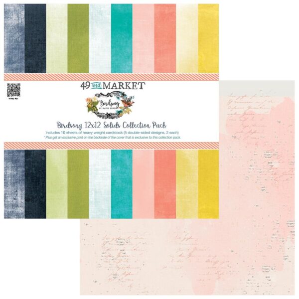 49 & MARKET 12X12 BIRDSONG SOLIDS PACK