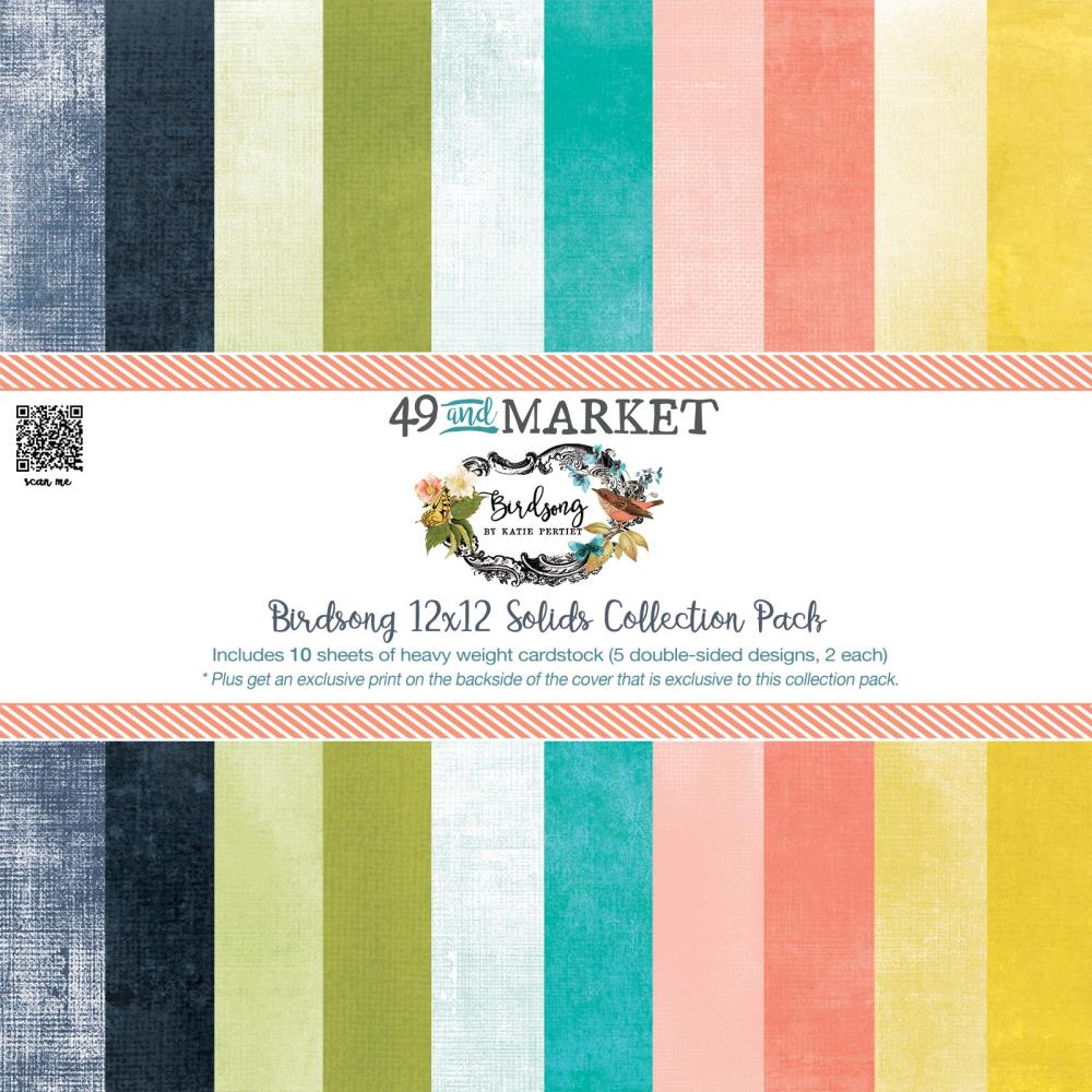 49 & MARKET 12X12 BIRDSONG SOLIDS PACK