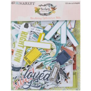 49 & MARKET DIE CUTS COLOR SWATCH BIRDSONG EPHEMERA