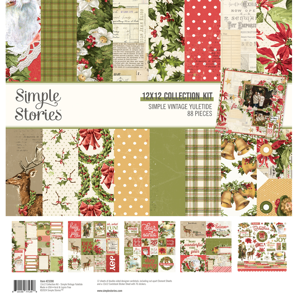 Simple Stories Simple Vintage Yuletide Collection Kit