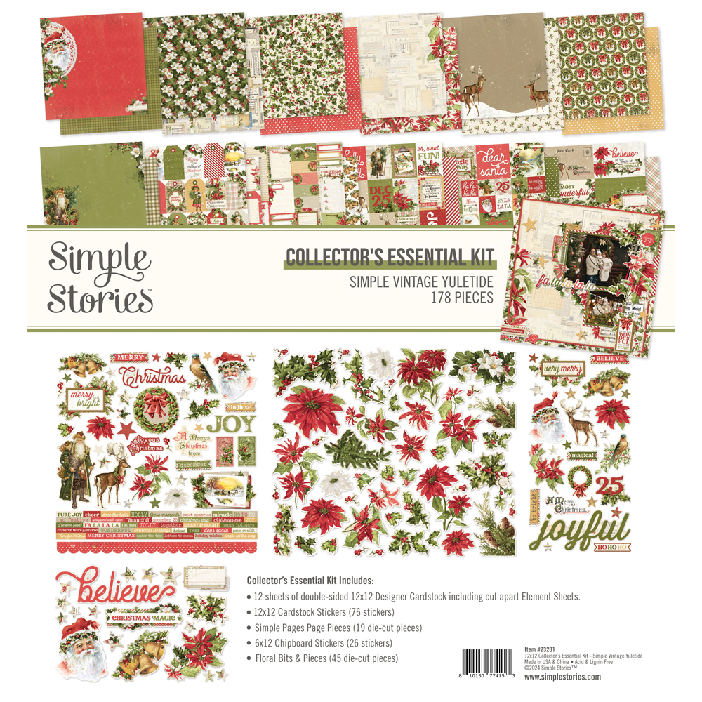 Simple Stories Simple Vintage Yuletide Collectors Essentials Kit