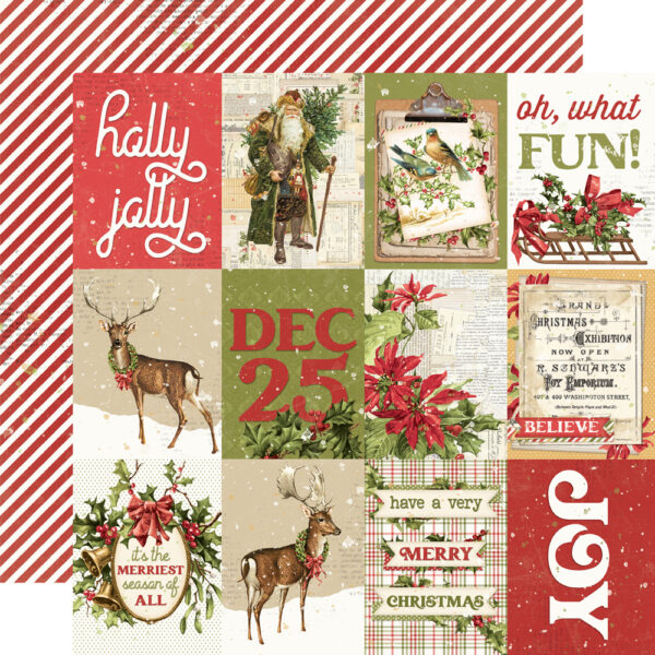 Simple Stories Simple Vintage Yuletide 3X4 Elements