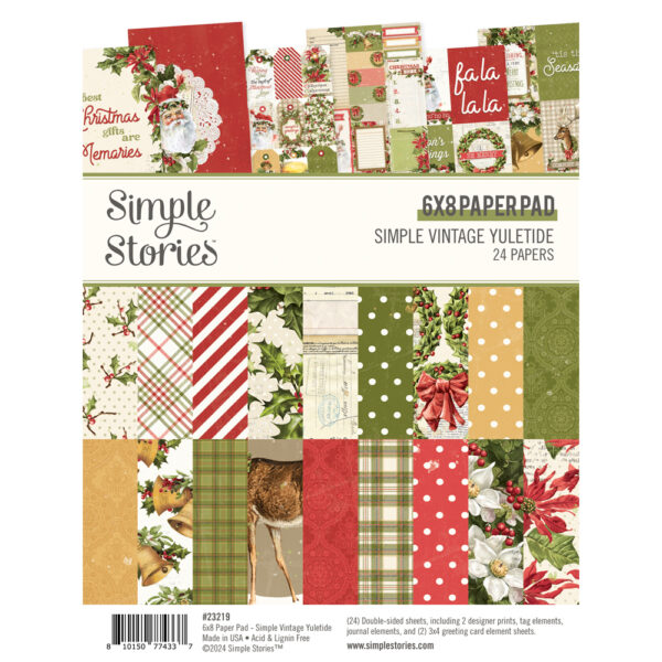 Simple Stories Simple Vintage Yuletide 6X8 Pad