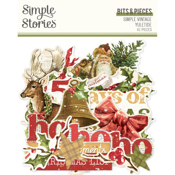 Simple Stories Simple Vintage Yuletide Bits & Pieces