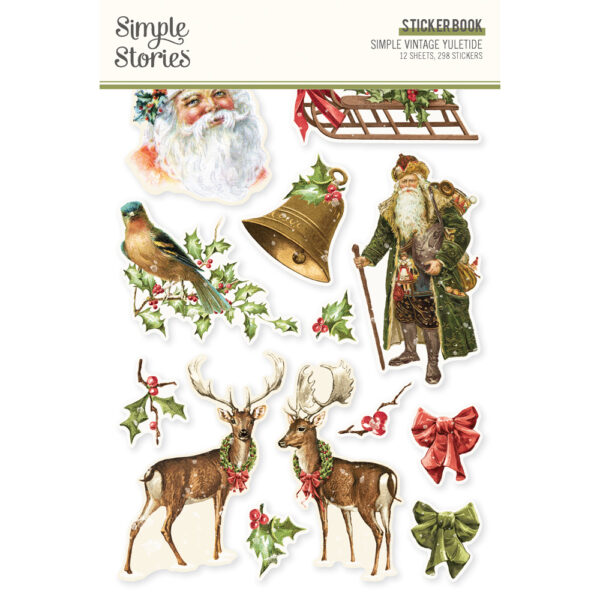 Simple Stories Simple Vintage Yuletide Sticker Book