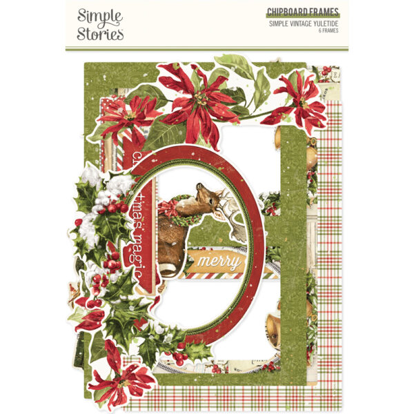 Simple Stories Simple Vintage Yuletide Chipboard Frames