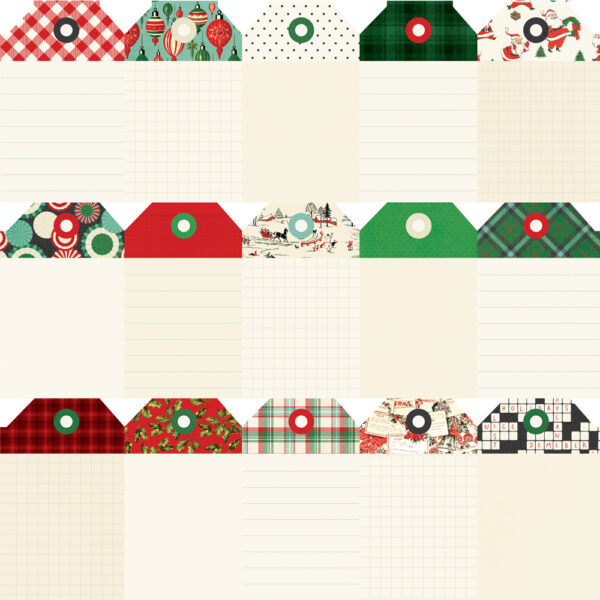 Simple Stories Simple Vintage Holly Jolly Tags Elements