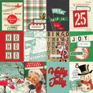 Simple Stories Simple Vintage Holly Jolly 3X4 Elements