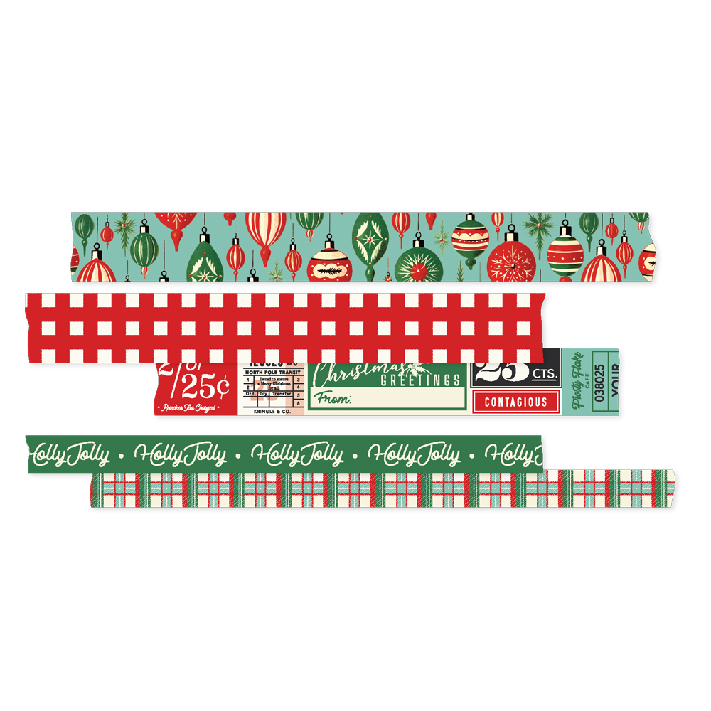 Simple Stories Simple Vintage Holly Jolly Washi Tape