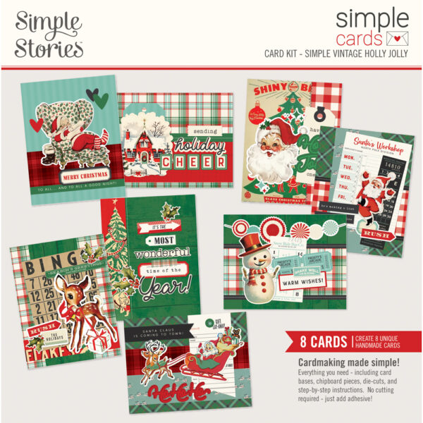 Simple Stories Simple Vintage Holly Jolly Simple Cards Card Kit