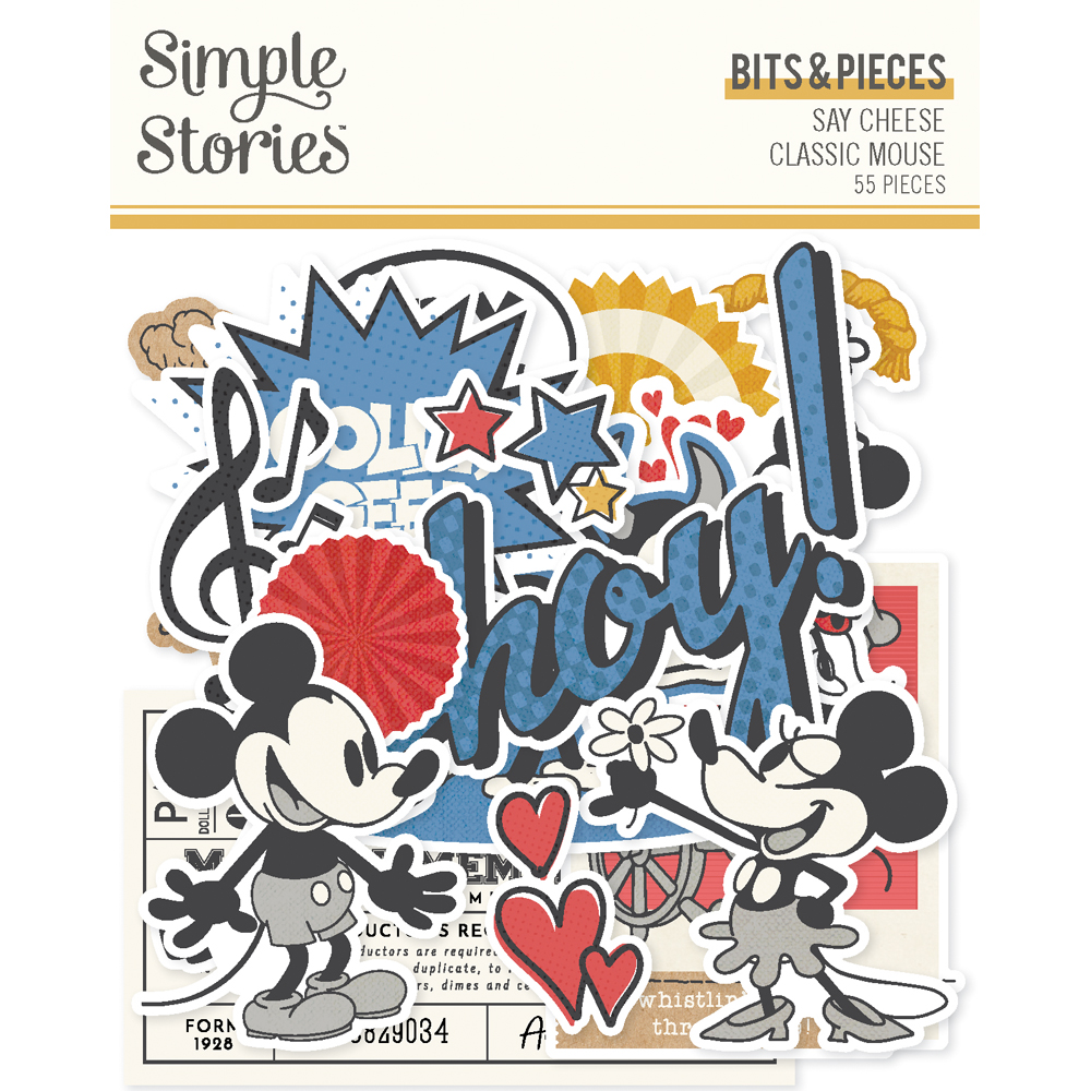 Simple Stories Say Cheese Classic Mouse Bits & Pieces