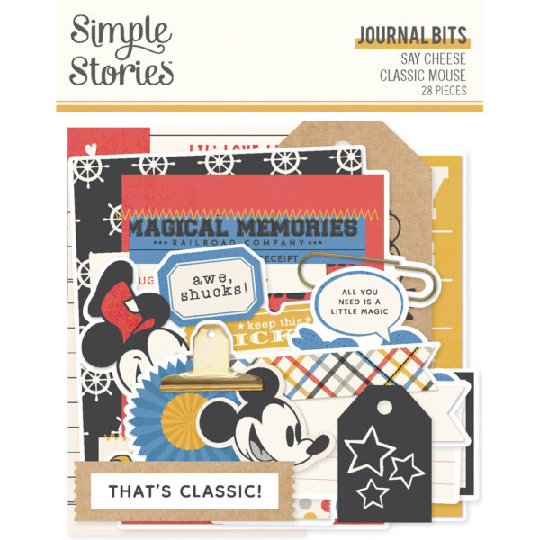 Simple Stories Say Cheese Classic Mouse Journal Bits & Pieces