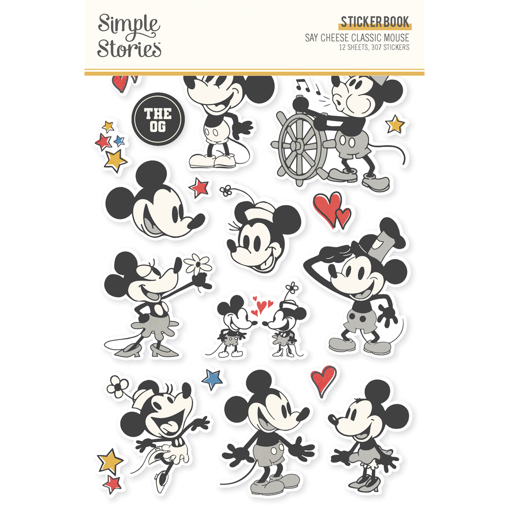 Simple Stories Say Cheese Classic Mouse Sticker Book