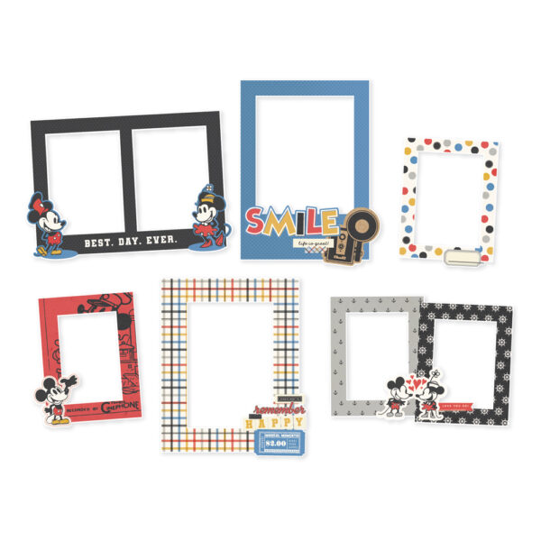 Simple Stories Say Cheese Classic Mouse Chipboard Frames