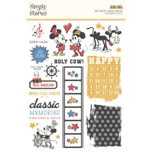 Simple Stories Say Cheese Classic Mouse Rub Ons