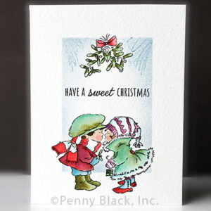 Penny Black Stamp Mistletoe