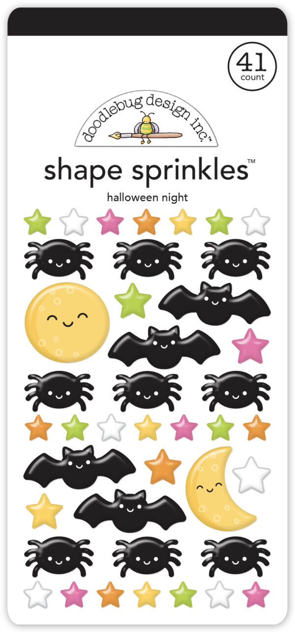 Doodlebug Hey Pumpkin Halloween Night Shape Sprinkles