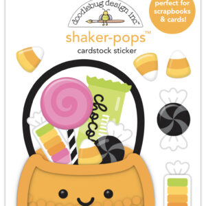 Doodlebug Hey Pumpkin Trick or Treats Shaker-pops