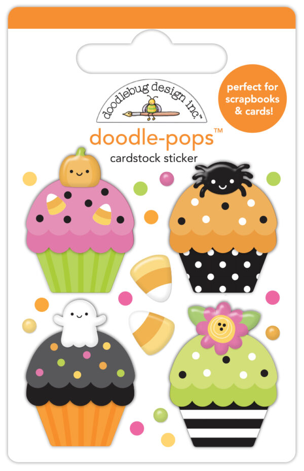 Doodlebug Hey Pumpkin Cute Cakes Doodle-pops