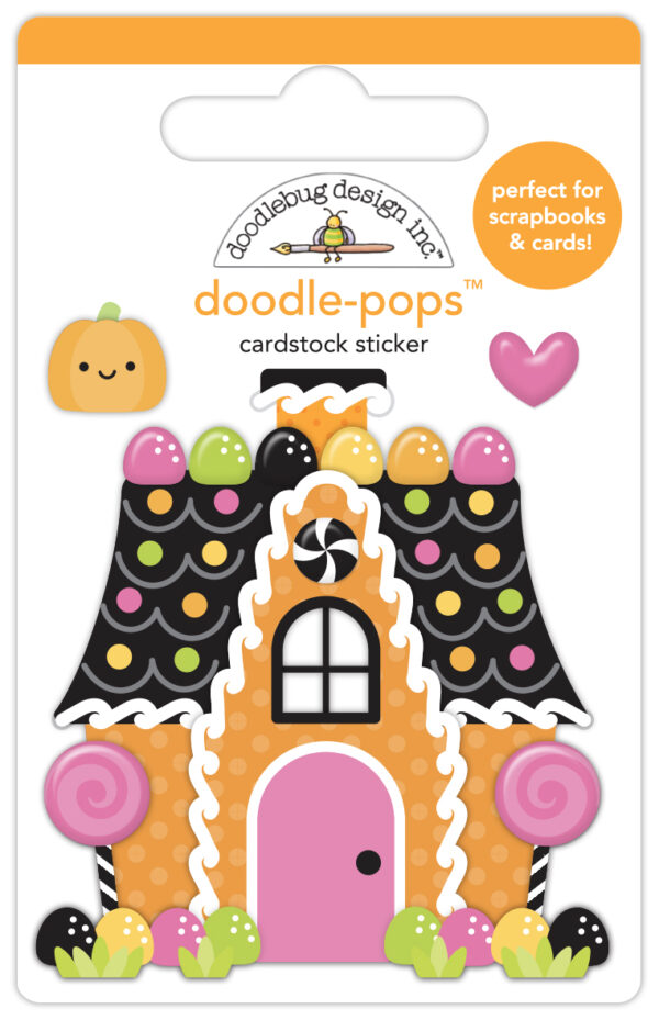 Doodlebug Hey Pumpkin Candy Cottage Doodle-pops