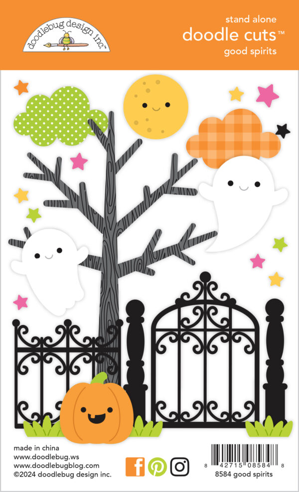 Doodlebug Hey Pumpkin Good Spirits Doodle Cuts