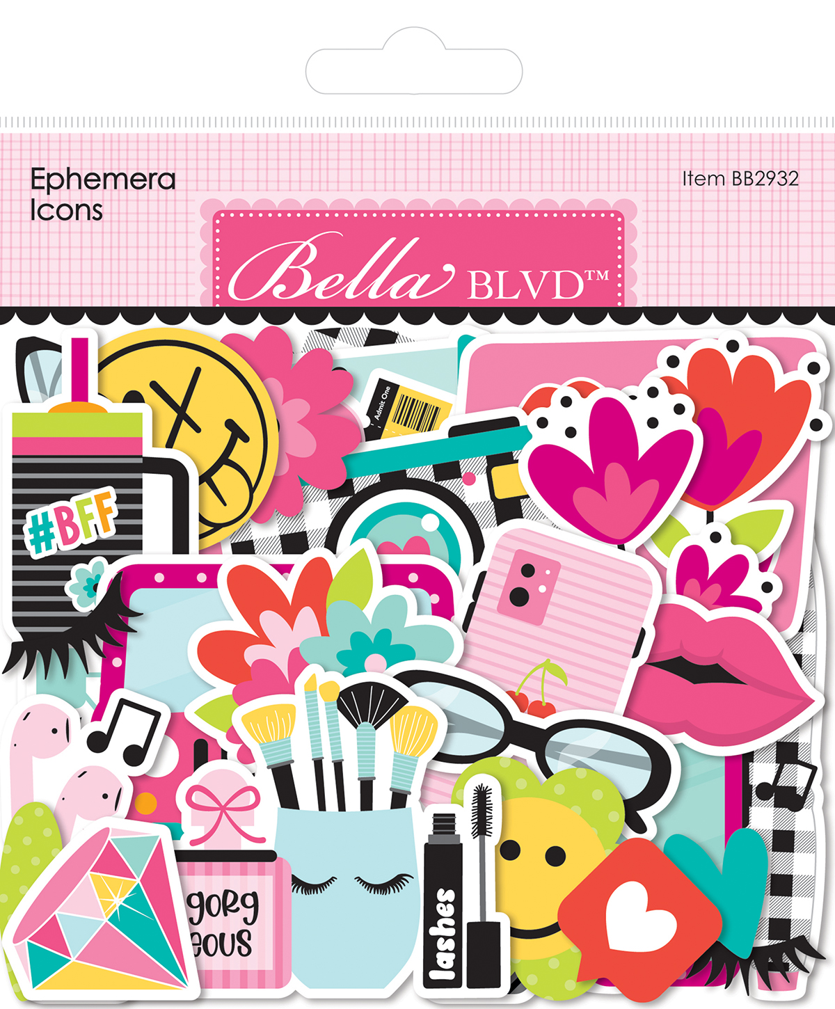 Bell Boulevard Teen Caitlyn Ephemera Icons