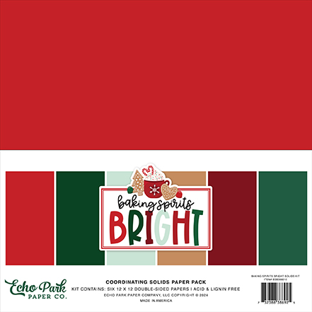 Echo Park Baking Spirits Bright Solids Kit