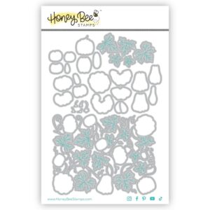 HONEY BEE DIE HONEY CUTS BOLD BACKGROUND PUMPKIN PATCH