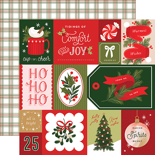 Echo Park Christmas Joy 12X12 Multi Journaling Cards