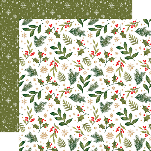 Echo Park Christmas Joy 12X12 Holiday Greenery