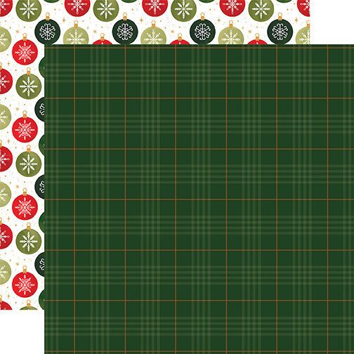 Echo Park Christmas Joy 12X12 Christmasmas Time Tartan