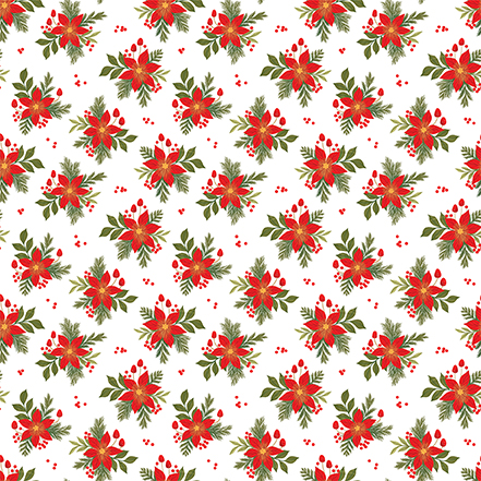 Echo Park Christmas Joy 12X12 Popular Poinsettia