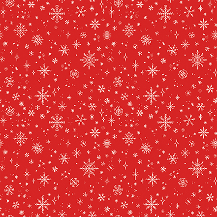 Echo Park Christmas Joy 12X12 Red Snowflakes