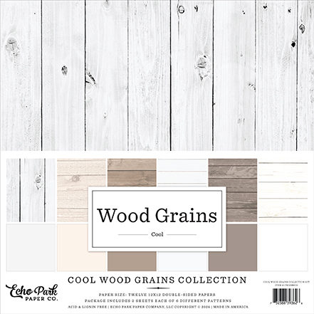 Echo Park Wood Grains Cool Collection Kit