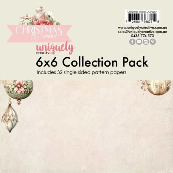 Uniquely Creative Christmas Wishes 6X6 Collection Pack