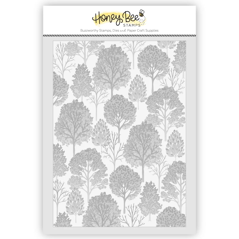 HONEY BEE EMBOSSING FOLDER FALL FOREST