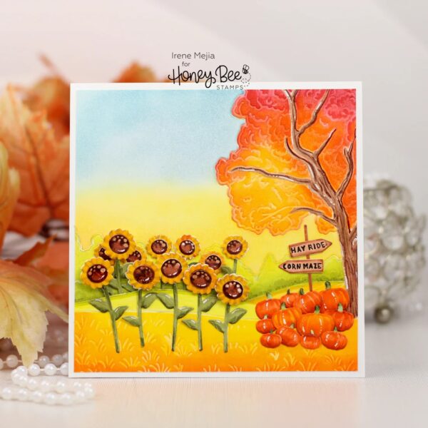 HONEY BEE DIE LOVELY LAYERS FARMHOUSE FIELDS PUMPKIN PATCH ADD ON