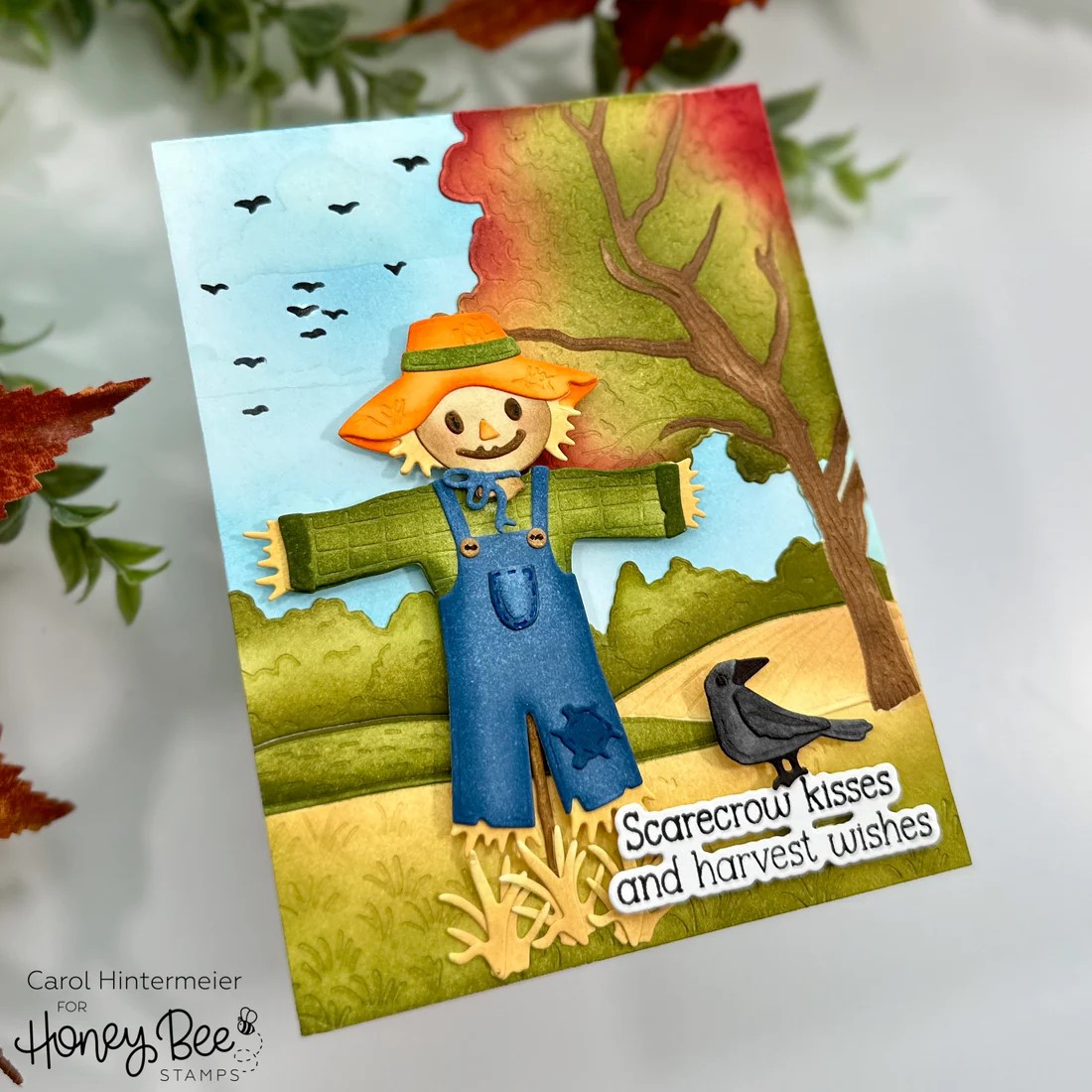 HONEY BEE DIE LOVELY LAYERS SCARECROW