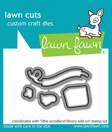 Lawn Fawn Die Little Woodland Library Add-on