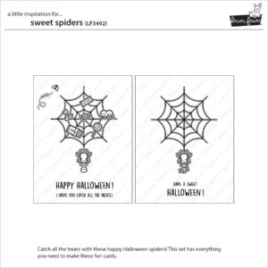 Lawn Fawn Stamp Sweet Spiders