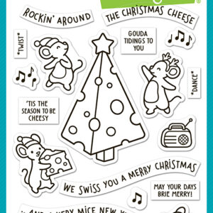 Lawn Fawn Stamp Cheesy Christmas