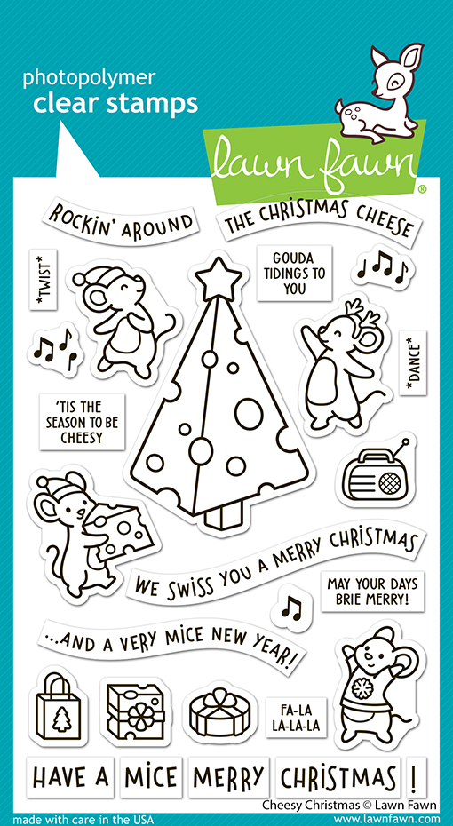 Lawn Fawn Stamp Cheesy Christmas