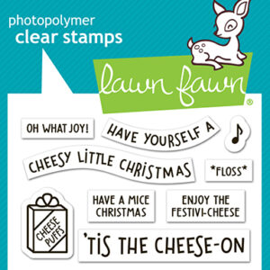 Lawn Fawn Stamp Cheesy Christmas Add-on