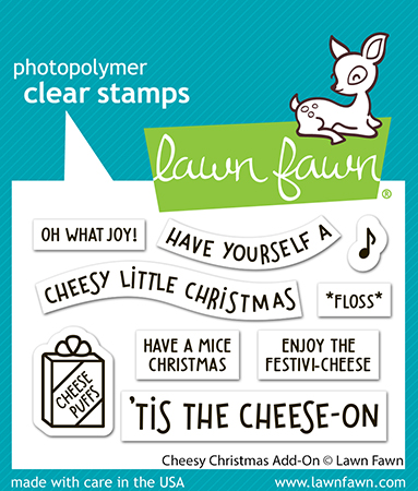 Lawn Fawn Stamp Cheesy Christmas Add-on