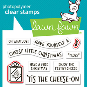 Lawn Fawn Die Cheesy Christmas Add-on