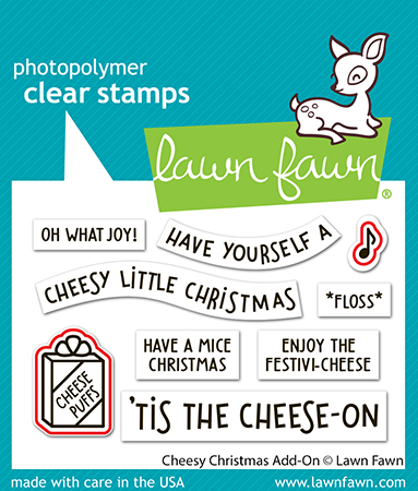 Lawn Fawn Die Cheesy Christmas Add-on