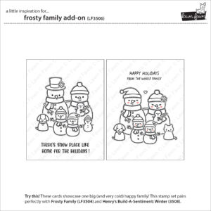 Lawn Fawn Stamp Frosty Family Add-on