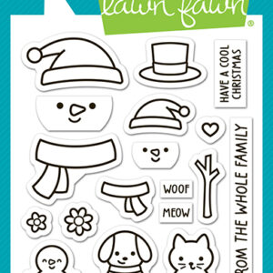 Lawn Fawn Stamp Frosty Family Add-on