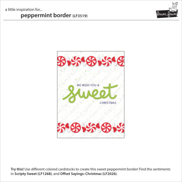 Lawn Fawn Die Peppermint Border