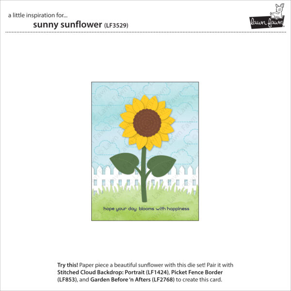 Lawn Fawn Die Sunny Sunflower